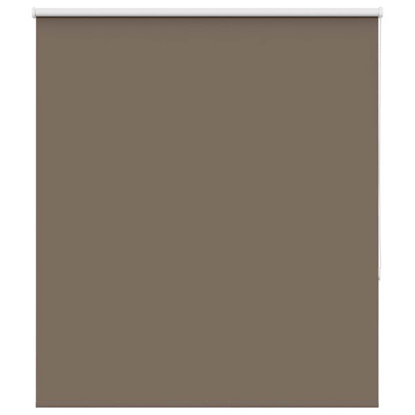 vidaXL Roller Blind Blackout Coffee 120x175 cm Fabric Width 116.6 cm Polyester