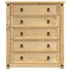 vidaXL Chest of Drawers Corona 80x40x89 cm Solid Wood Pine
