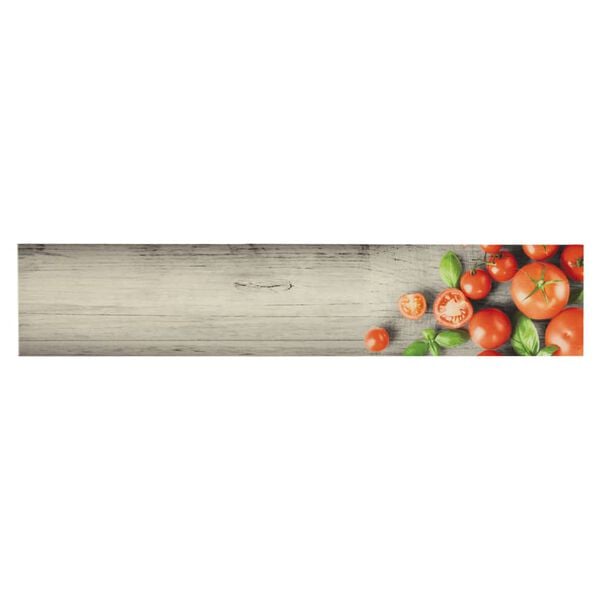 vidaXL Kitchen Rug Washable Tomatoes 60x300 cm Velvet
