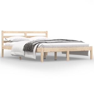 vidaXL Bed Frame without Mattress 120x190cm Small Double