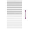 vidaXL Zebra Blind Light Grey 120x200 cm Fabric Width 115.9 cm Polyester