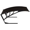 vidaXL Garage Roof for Robot Lawn Mower 77x103x46 cm Black