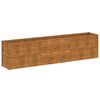vidaXL Garden Raised Bed 291x50x69 cm Corten Steel