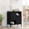 vidaXL Sideboard Black Oak 60 x 35 x 70 cm Engineered Wood
