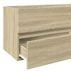 vidaXL Sink Cabinet Sonoma Oak 90x38.5x45 cm Engineered Wood