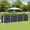 vidaXL Planter Anthracite 240 x 80 x 75 cm Steel