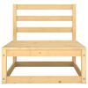 vidaXL 4 Piece Garden Lounge Set Solid Wood Pine