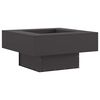 vidaXL Fire Bowl Black 80 x 80 x 40 cm Weathering Steel