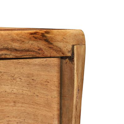 vidaXL Wine Cabinet Solid Acacia Wood Live Edges 100x40x137 cm