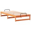 vidaXL Bed Frame Brown 90 x 190 cm Solid Pine Wood