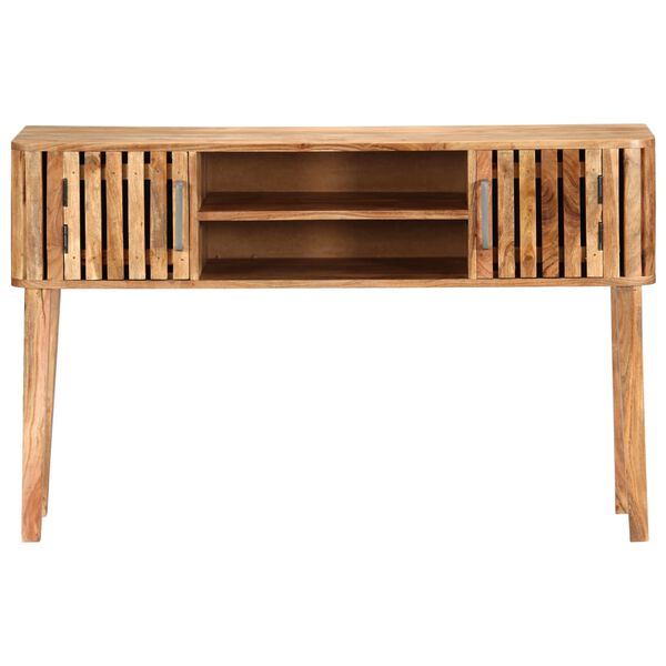 vidaXL Console Table 120x35x76 cm Solid Acacia Wood