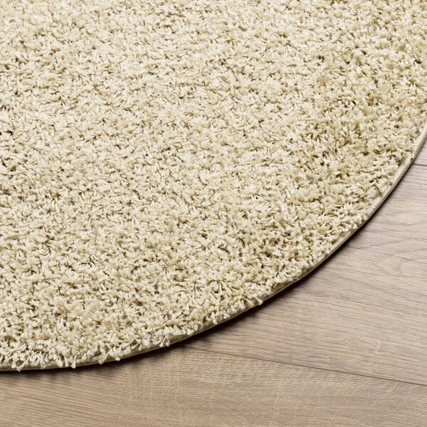 vidaXL Shaggy Rug PAMPLONA High Pile Modern Gold &Oslash; 200 cm