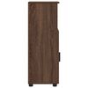 vidaXL Bathroom Cabinet with Storage Brown Oak 30 x 35 x 95 cm