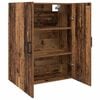 vidaXL Wall Cabinet Old Wood 69.5 x 34 x 90 cm Engineered Wood