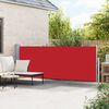 vidaXL Patio Retractable Side Awning 140x500 cm Red