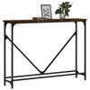 vidaXL Console Table Smoked Oak 102x22.5x75 cm Engineered Wood