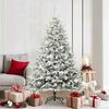vidaXL Artificial Pre-lit Christmas Tree with Ball Set Green 180 cm
