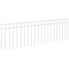 vidaXL Garden Fence Panel 12 pcs 100 x 30 cm Galvanised Steel Silver