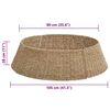vidaXL Christmas Tree Collar Brown 105 x 105 x 28 cm Seagrass
