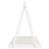 vidaXL Kids Bed Frame White 90x200 cm Solid Wood Pine