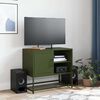 vidaXL TV Cabinet Olive Green 68x39x60.5 cm Steel