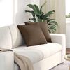 vidaXL Sofa Pillows 2 pcs Brown 45 x 45 cm Fabric