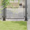 vidaXL Post Bases Square 4 pcs Anthracite 81x81 mm Powder-coated Steel