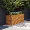 vidaXL Garden Raised Bed 196x50x69 cm Corten Steel