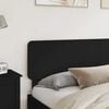vidaXL Headboard Black Oak 200 cm Engineered wood