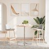 vidaXL Bar Table &Oslash;60x89.5 cm Solid Wood Beech