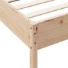vidaXL Bed Frame without Mattress 100x200 cm Solid Wood Pine