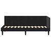 vidaXL Corner Bed Frame with Headboard Black 80 cm x 200 cm Velvet