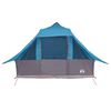 vidaXL Tipi Tent with Roof Blue 364 x 281 x 257 cm Taffeta