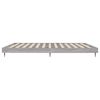 vidaXL Bed Frame without Mattress Grey Sonoma 200x200 cm Engineered Wood