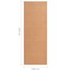 vidaXL Runner Rug BCF Beige 100x250 cm