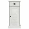 vidaXL Bathroom Cabinet VIGO White and Antique White 37.5 x 34 x 80 cm
