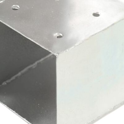 vidaXL Post Connector T Shape Galvanised Metal 71x71 mm