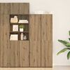 vidaXL Highboard Artisan oak 40 x 42.5 x 185 cm Engineered wood