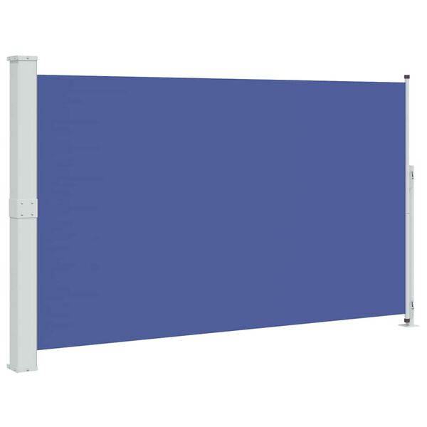 vidaXL Patio Retractable Side Awning 180x300 cm Blue