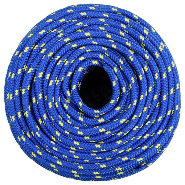 vidaXL Boat Rope Blue 10 mm 500 m Polypropylene