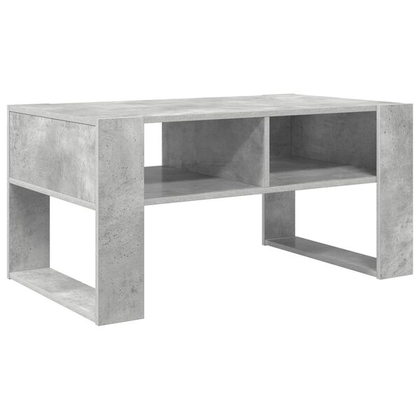 vidaXL Coffee Table Concrete Grey 92 x 53 x 45 cm Engineered Wood