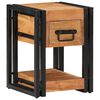 vidaXL Bedside Cabinet 2 pcs Brown 30 x 30 x 40 cm Solid acacia wood