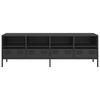 vidaXL TV Cabinet Black 135x39x43.5 cm Cold-rolled Steel