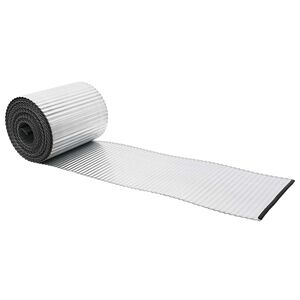 vidaxl Lawn Edging 5 m x 10 cm Galvanised Steel Silver