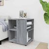 vidaXL Rolling Cabinet Grey Sonoma 60x53x72 cm Engineered Wood