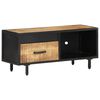 vidaXL TV Cabinet 90x30x40 cm Rough Mango Wood