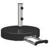 vidaXL Parasol Base Black &Oslash; 45 x 37.5 cm Granite