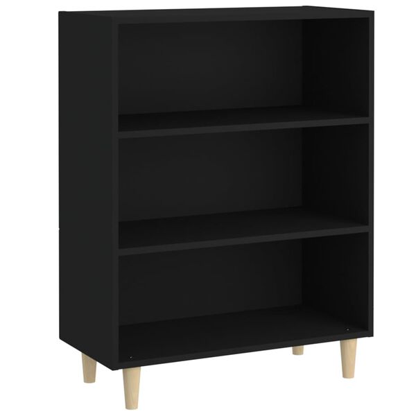 vidaXL Sideboard Black 69.5x32.5x90 cm Engineered Wood
