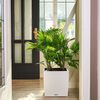 LECHUZA Planter CUBE Cottage 40 ALL-IN-ONE White