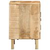 vidaXL Bedside Cabinet 40x32x46 cm Solid Wood Rough Mango